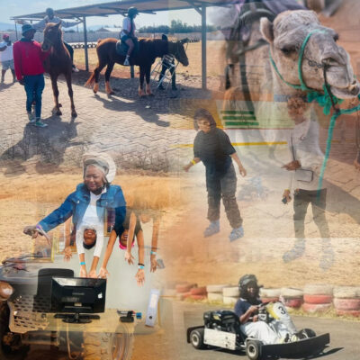 Adult Package 4: Go Kart, Quad Bikes, Viewing of Upside Down School, Bounce, Bowling, Ice Skating, Horse/Camel Ride